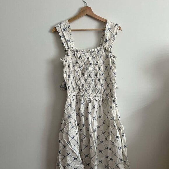 Damson Madder Tish Bow Dress NEW - Picture 2 of 6